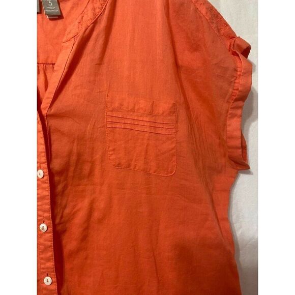 #3530 CHICOS Womens button down blouse size 3 - Picture 4 of 9